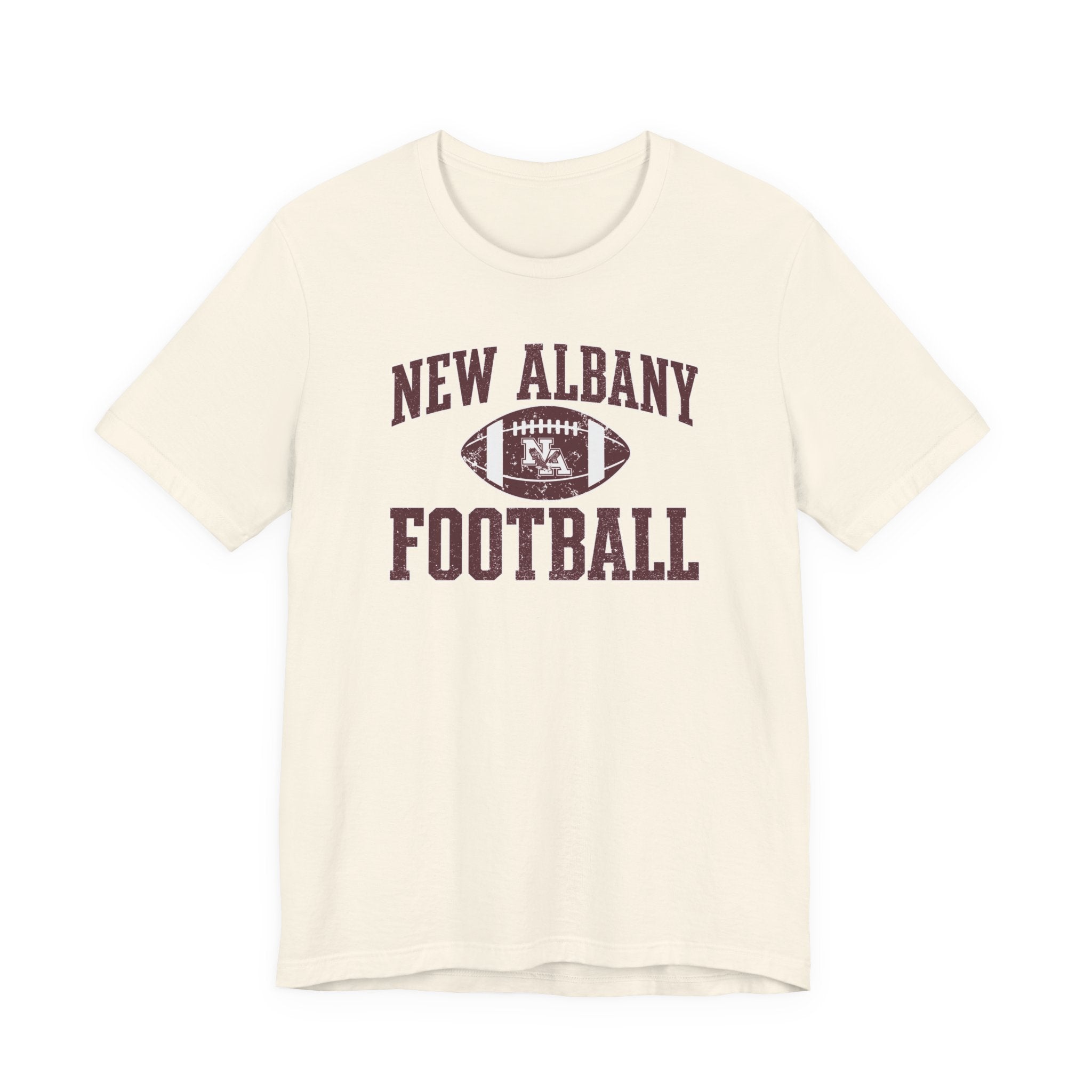 Adult Unisex New Albany Football Pride Graphic Short Sleeve Soft Tee