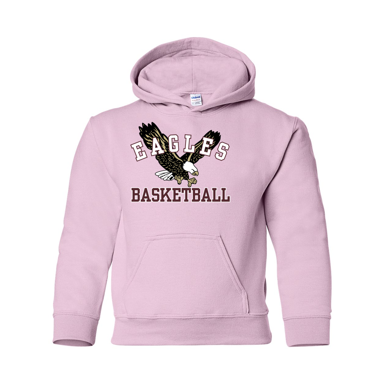 Youth Flying Eagle Basketball Graphic Hoodie