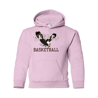 Youth Flying Eagle Basketball Graphic Hoodie