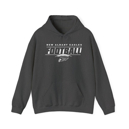 Adult Unisex New Albany Eagles Goal Line Graphic Hoodie