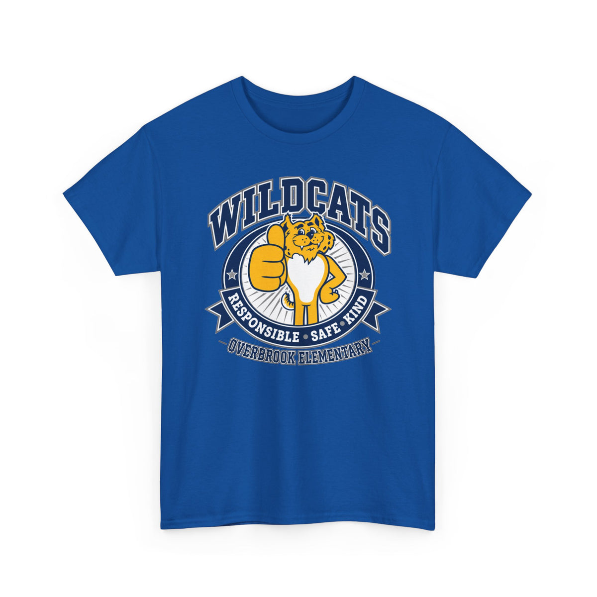 Adult Unisex Overbrook Elementary Wildcat Way Graphic Gildan Classic Tee