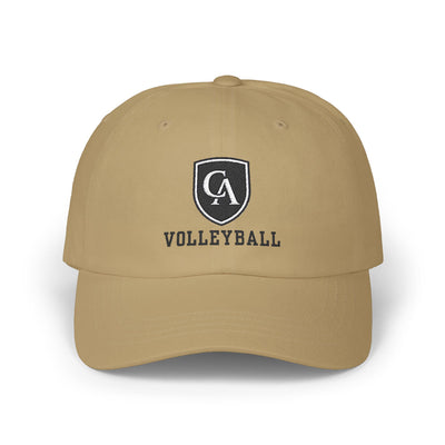 Adult Unisex Columbus Academy Vikings Volleyball Embroidered Logo Dad Cap