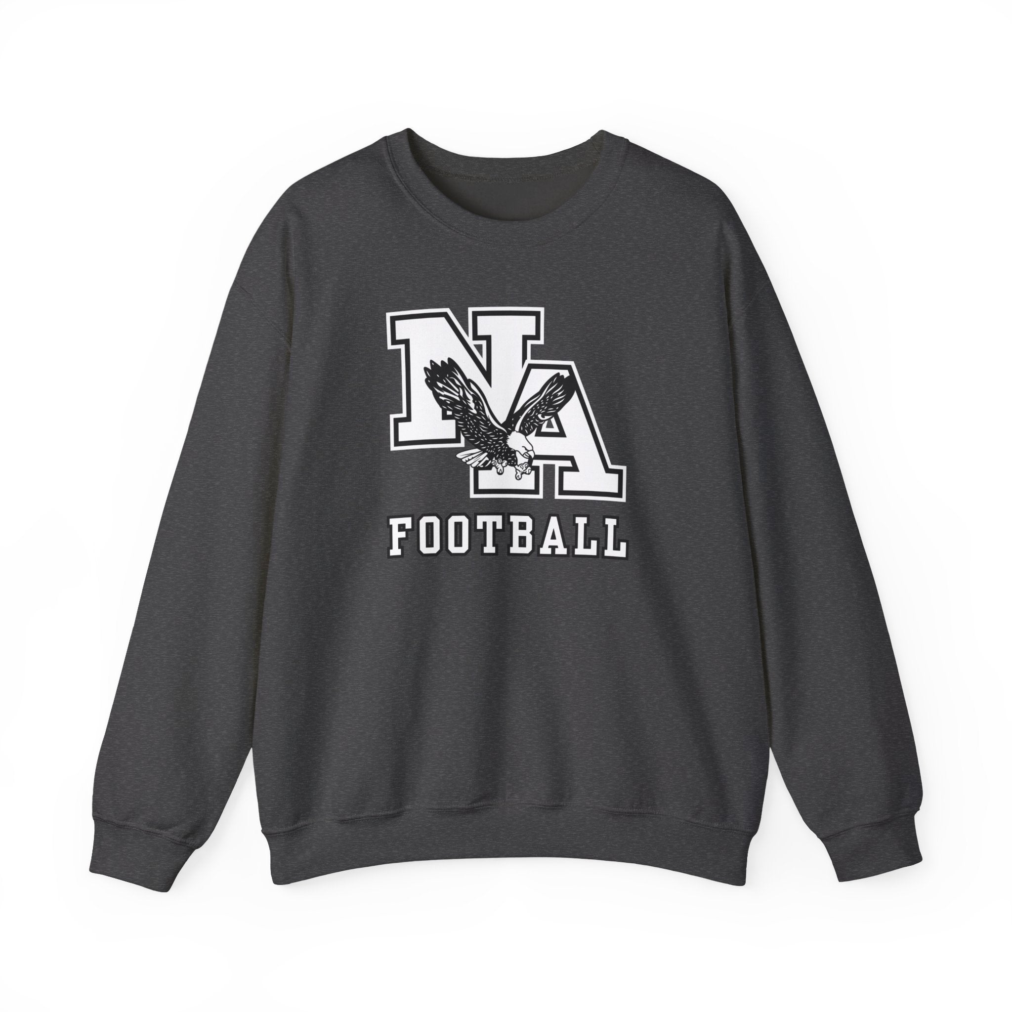 Adult Unisex Classic Logo White Football Graphic Sweatshirt