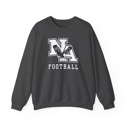 Adult Unisex Classic Logo White Football Graphic Sweatshirt