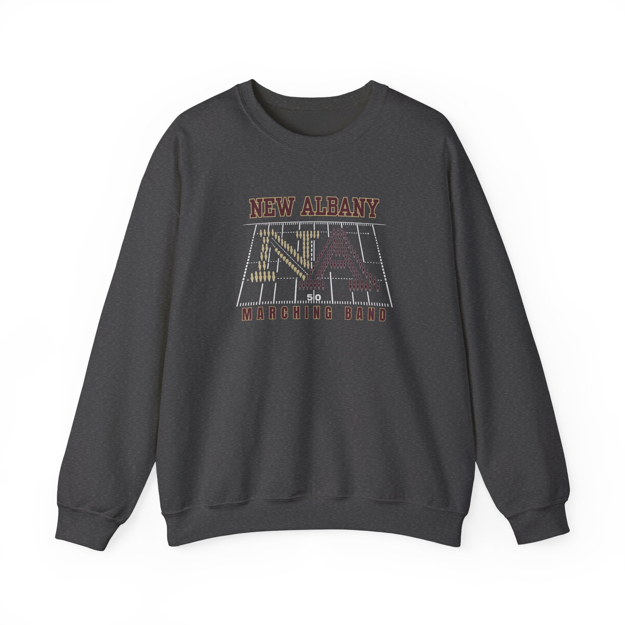 Adult Unisex New Albany Band Field Formation Graphic Sweatshirt