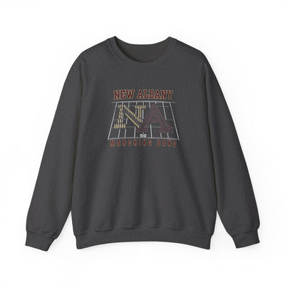 Adult Unisex New Albany Band Field Formation Graphic Sweatshirt