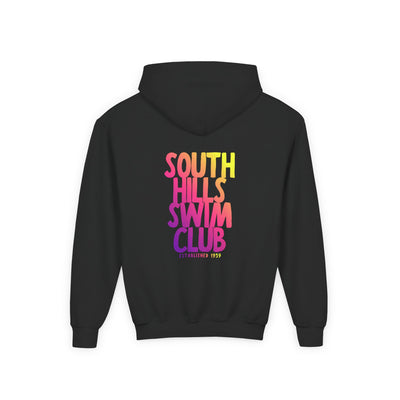 Youth South Hills Swim Club SHSC Ombre Graphic Hoodie