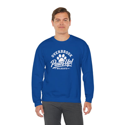 Adult Unisex Overbrook Elementary Paws Up Graphic Sweatshirt