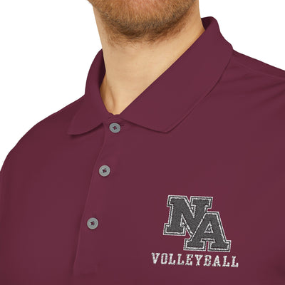 Adult Unisex Adidas Performance Polo with New Albany Volleyball Embroidery