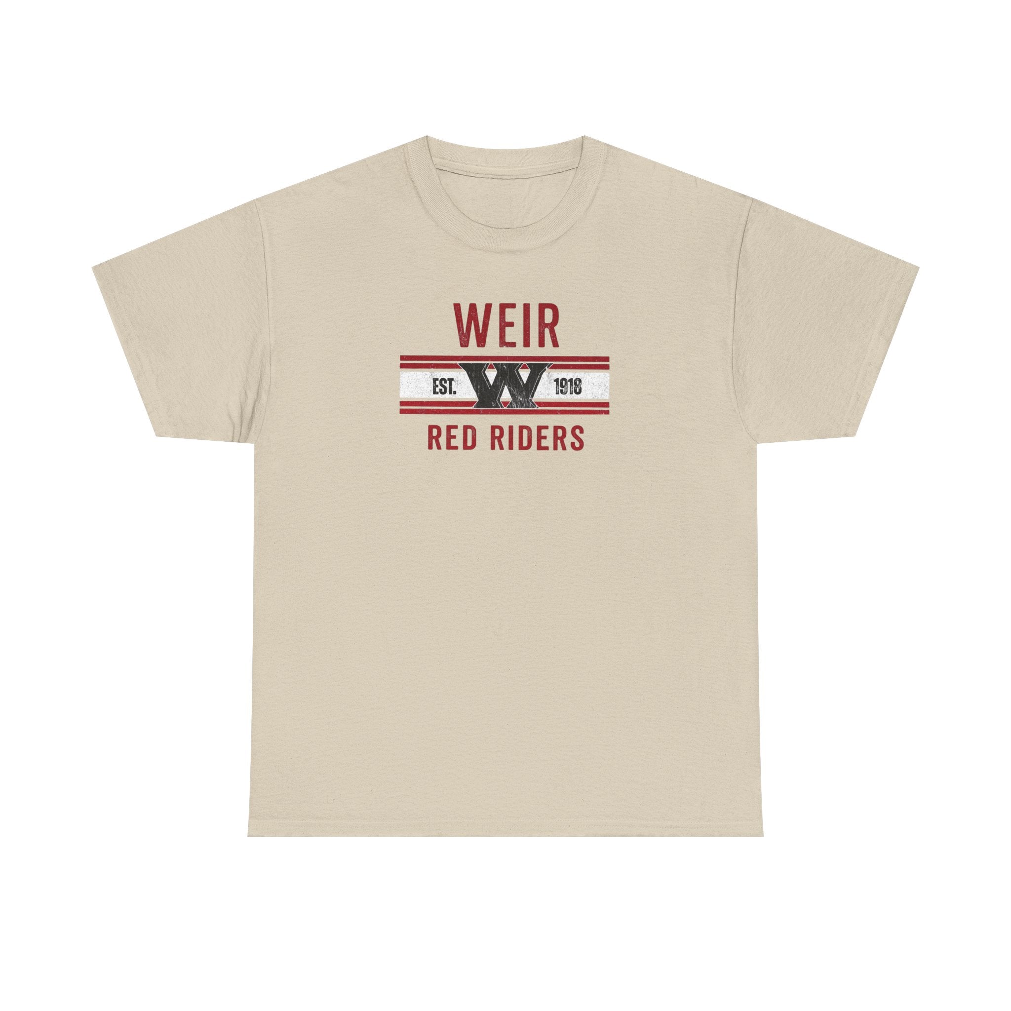 Adult Unisex Weirton Distressed Heritage Graphic Short Sleeve Gildan Heavy Tee