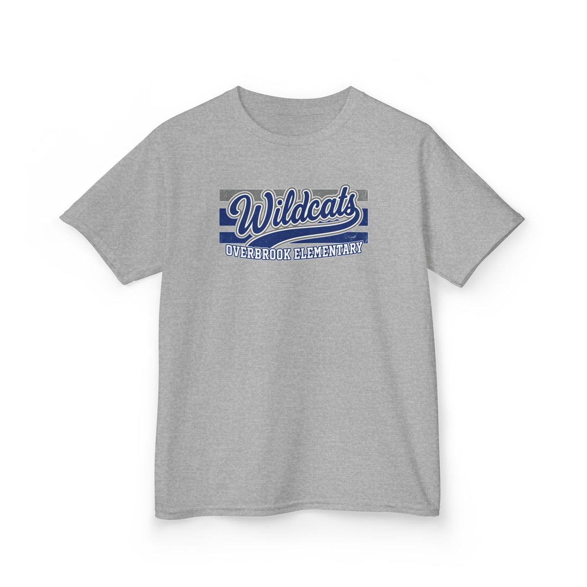 Youth Overbrook Elementary Wildcats Vintage Distressed Spirit Graphic Gildan Classic Tee