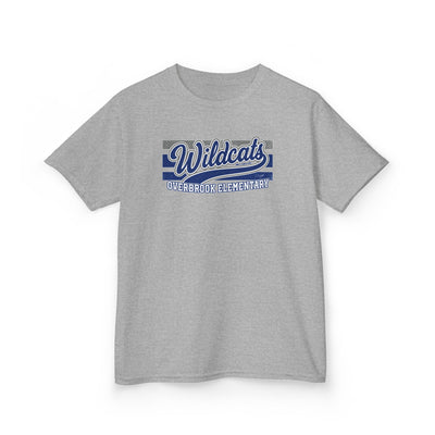 Youth Overbrook Elementary Wildcats Vintage Distressed Spirit Graphic Gildan Classic Tee