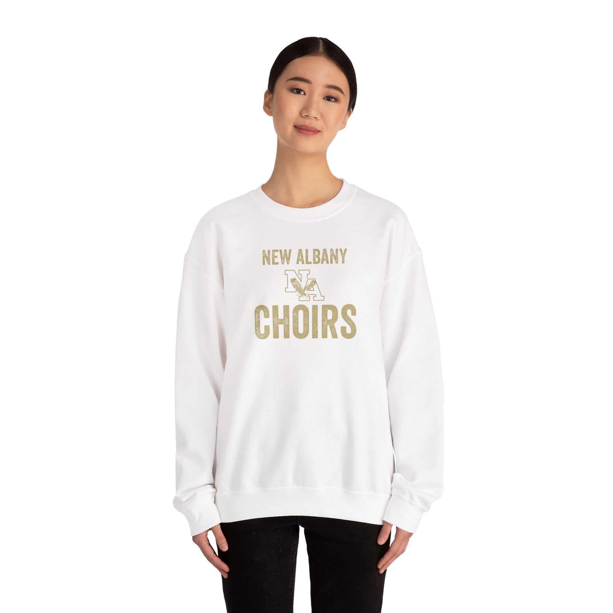 Adult Unisex Vintage Distressed New Albany Choirs Graphic Sweatshirt