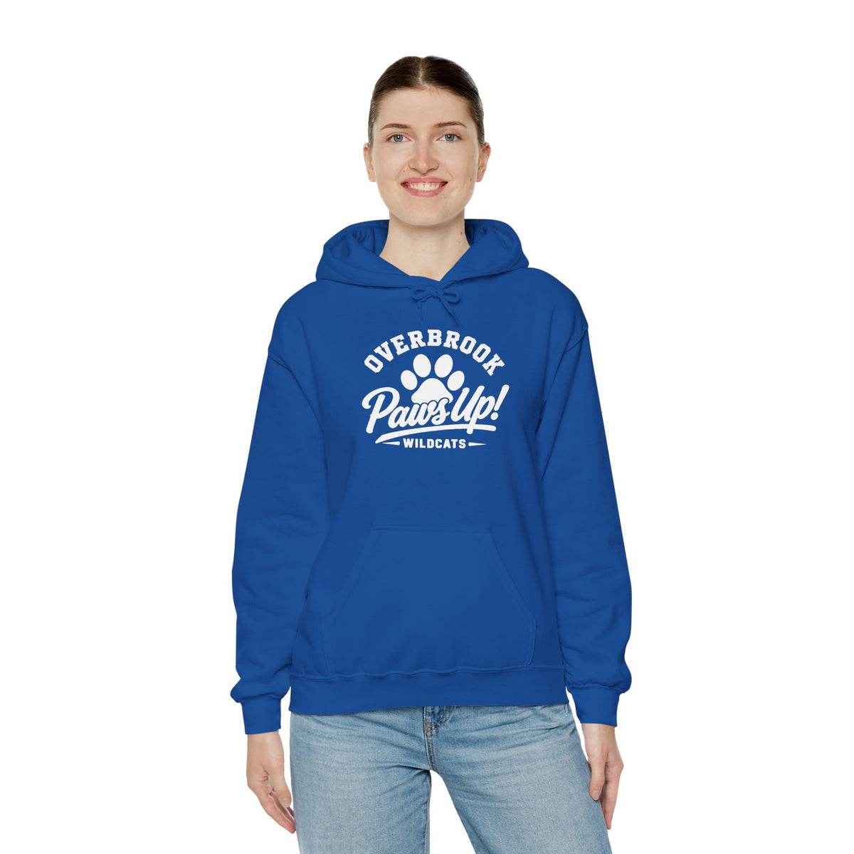 Adult Unisex Overbrook Elementary Paws Up Graphic Hoodie