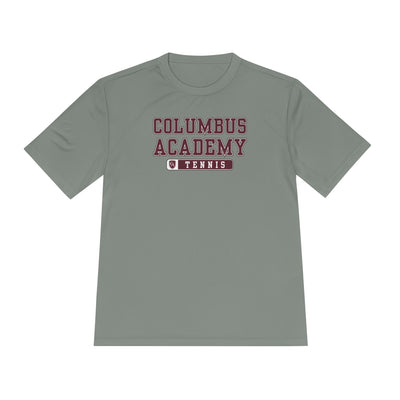 Adult Unisex Columbus Academy Tennis Graphic Sport-Tek Competitor Performance Tee