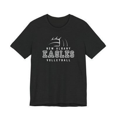 Copy of New Albany Eagles Volleyball Vintage Distressed Graphic Short Sleeve Soft Tee