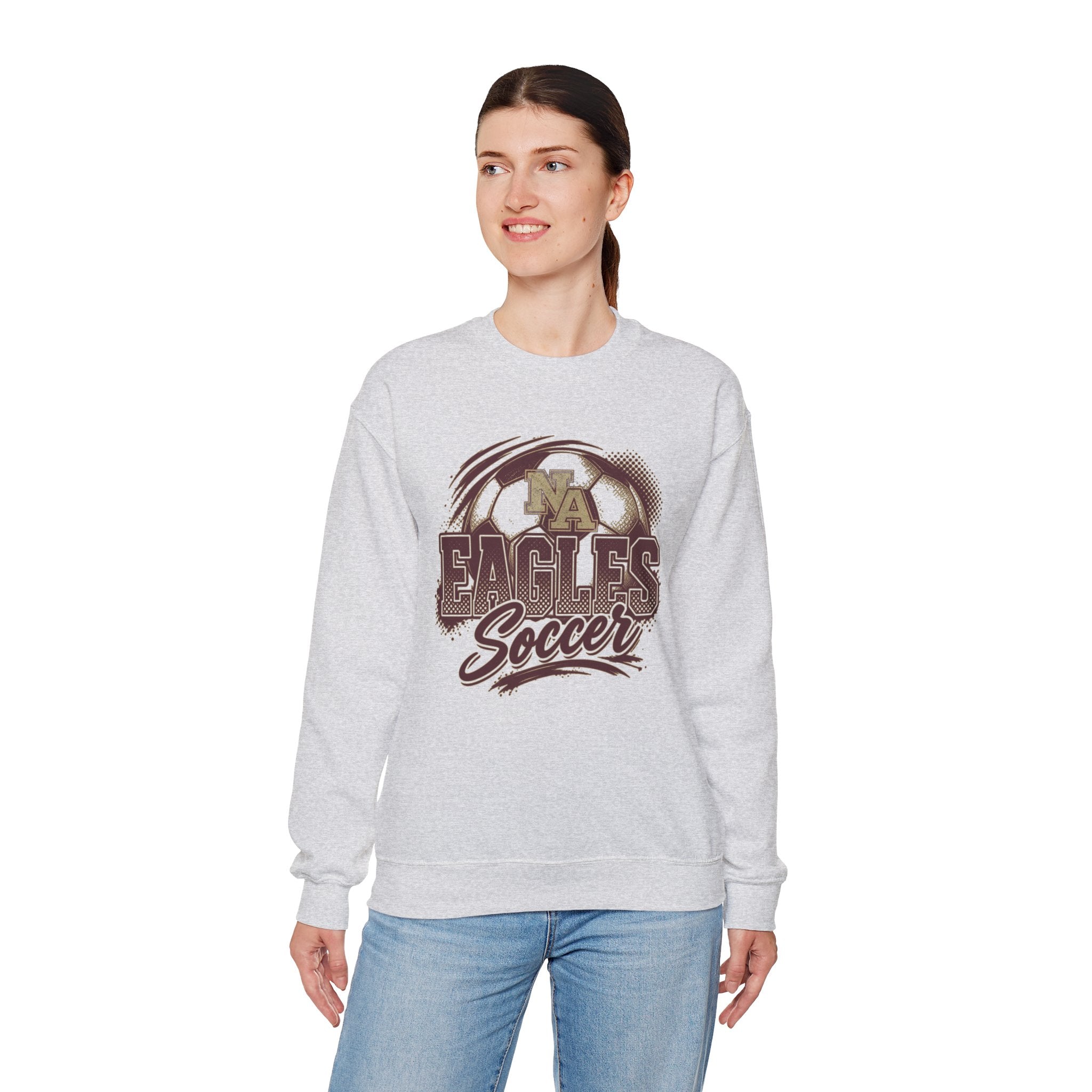 Adult Unisex New Albany Eagles Ombre Soccer Graphic Sweatshirt