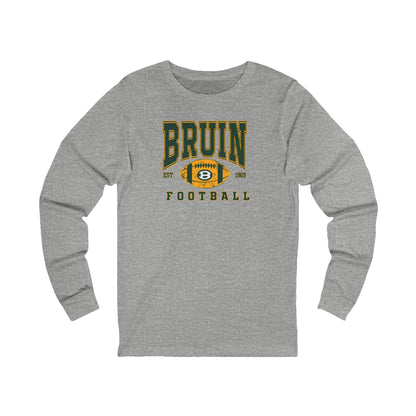 Adult Unisex Bruin Football Heritage Graphic Long Sleeve Soft Tee