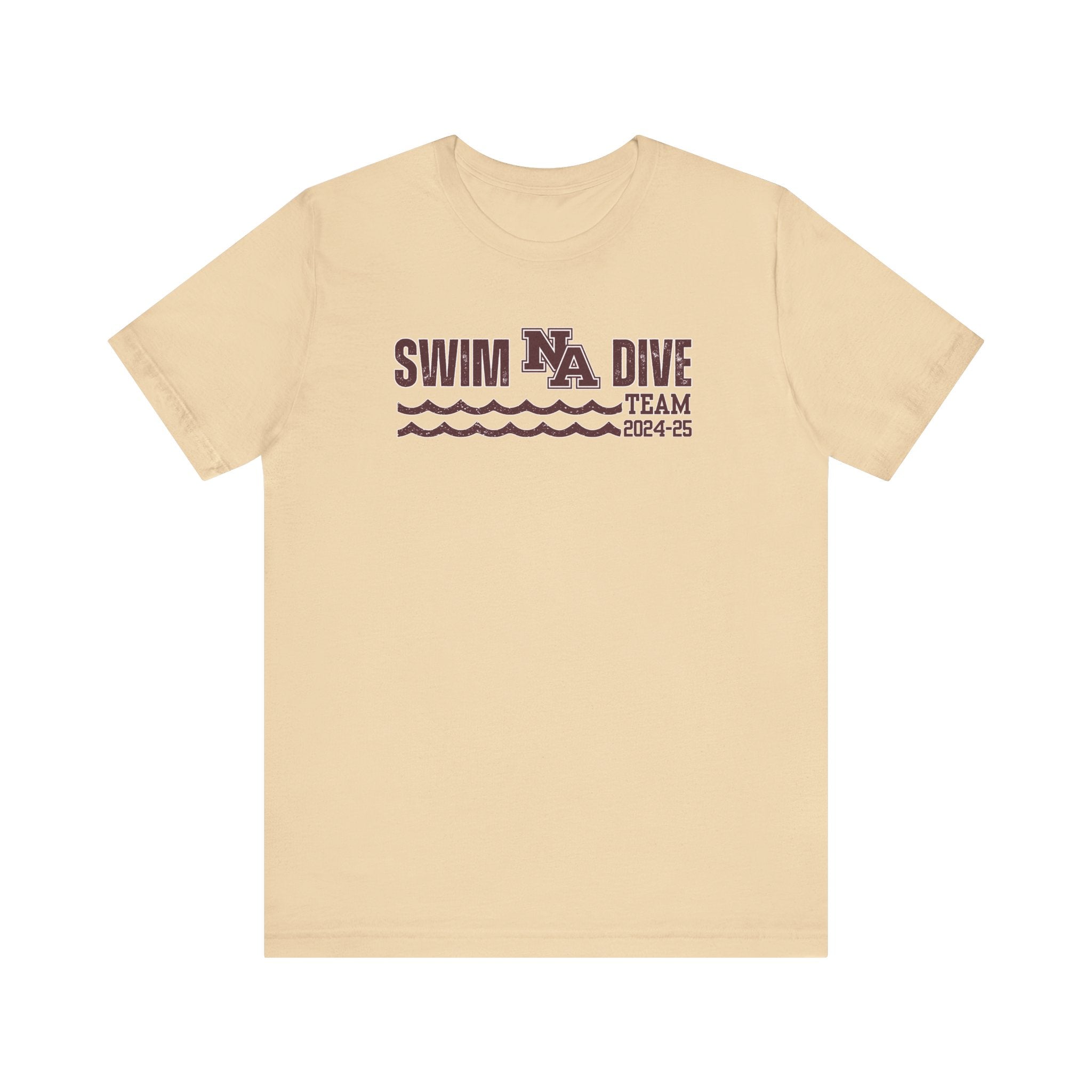 Adult Unisex Swim & Dive Winning Waves Graphic Short Sleeve Soft Tee