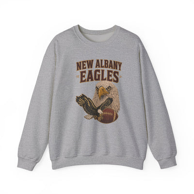 Adult Unisex New Albany Gridiron Eagle Graphic Sweatshirt