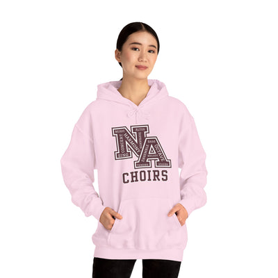 Adult Unisex Choirs Words NA Logo Graphic Hoodie