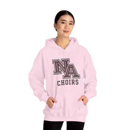 Adult Unisex Choirs Words NA Logo Graphic Hoodie