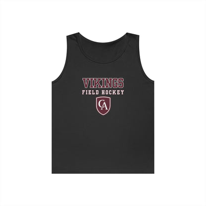 Adult Unisex Columbus Academy Vikings Field Hockey Graphic Gildan Heavy Blend Cotton Tank