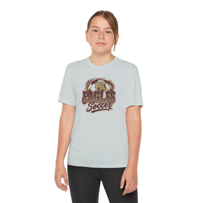 Youth New Albany Eagles Ombre Soccer Graphic Sport-Tek Competitor Performance Tee
