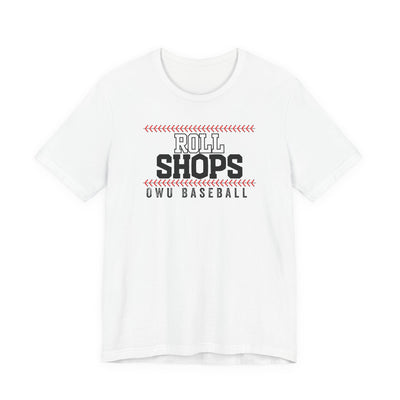 Adult Unisex OWU Roll Shops Baseball Graphic Short Sleeve Soft Tee