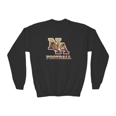 Youth New Albany Ombre Eagle Logo Graphic Gildan Heavy Blend Sweatshirt