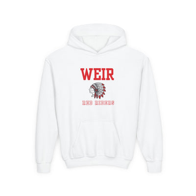 Youth Weir Red Riders Classic Mascot Graphic  Hoodie