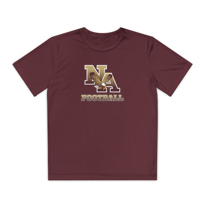Youth New Albany Ombre Eagle Logo Graphic Sport-Tek Competitor Performance Tee