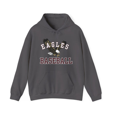 Adult Unisex Flying Baseball Eagle Graphic Hoodie
