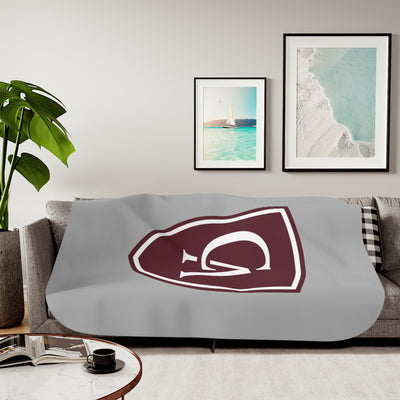 Columbus Academy Graphic So-Soft Sherpa Blanket