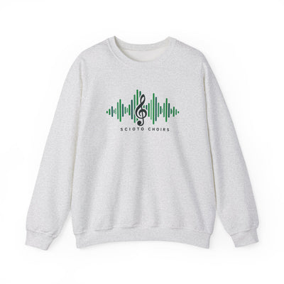 Adult Unisex Dublin Scioto Choirs Sound Wave Graphic Sweatshirt