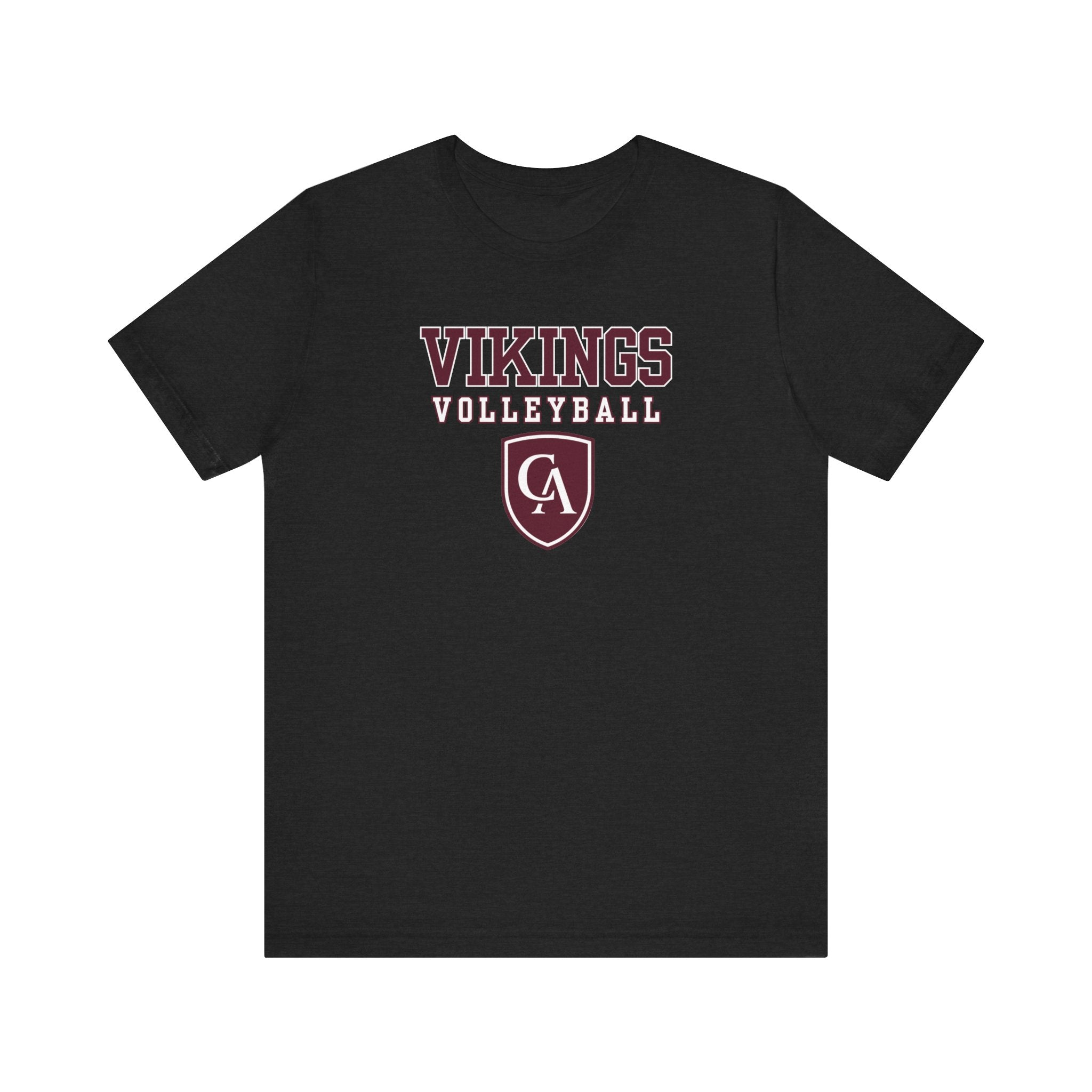 Adult Unisex Columbus Academy Vikings Volleyball Graphic Short Sleeve Bella + Canvas Soft Tee