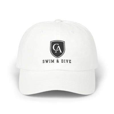 Adult Unisex Columbus Academy Vikings Swim & Dive Embroidered Logo Dad Cap