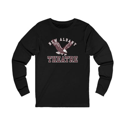 Adult Unisex Flying Theatre Eagle Graphic Long Sleeve Soft Tee