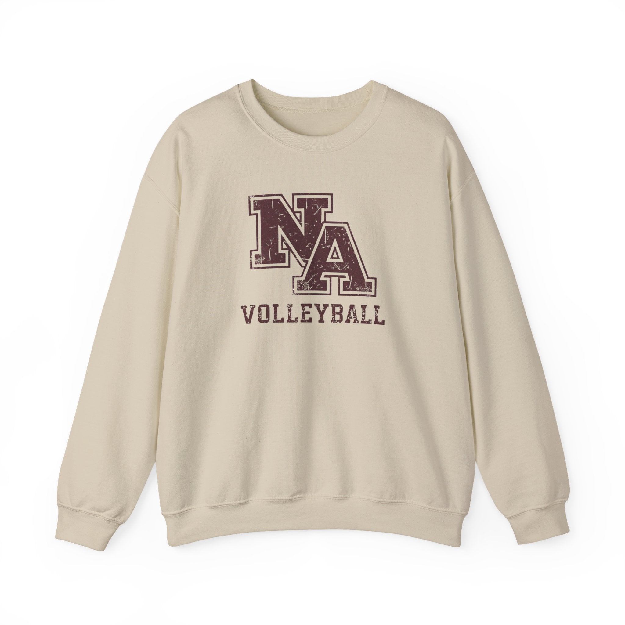 Adult Unisex New Albany Volleyball Vintage Vibe Logo Graphic Sweatshirt