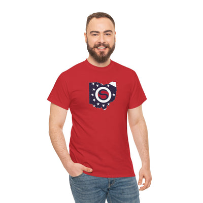 Adult Unisex Stingers Softball State Logo Graphic Short Sleeve Gildan Heavy Tee
