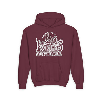 Youth NA Eagles Softball Graphic Hoodie