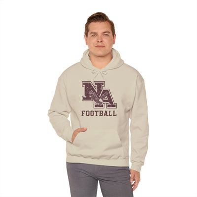 Adult Unisex New Albany Football Distressed Vintage Logo Graphic Hoodie
