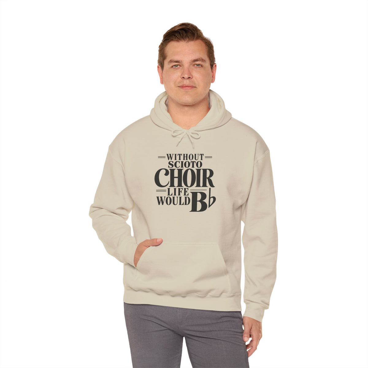 Adult Unisex Dublin Scioto Choirs Life would B-Flat Graphic Hoodie