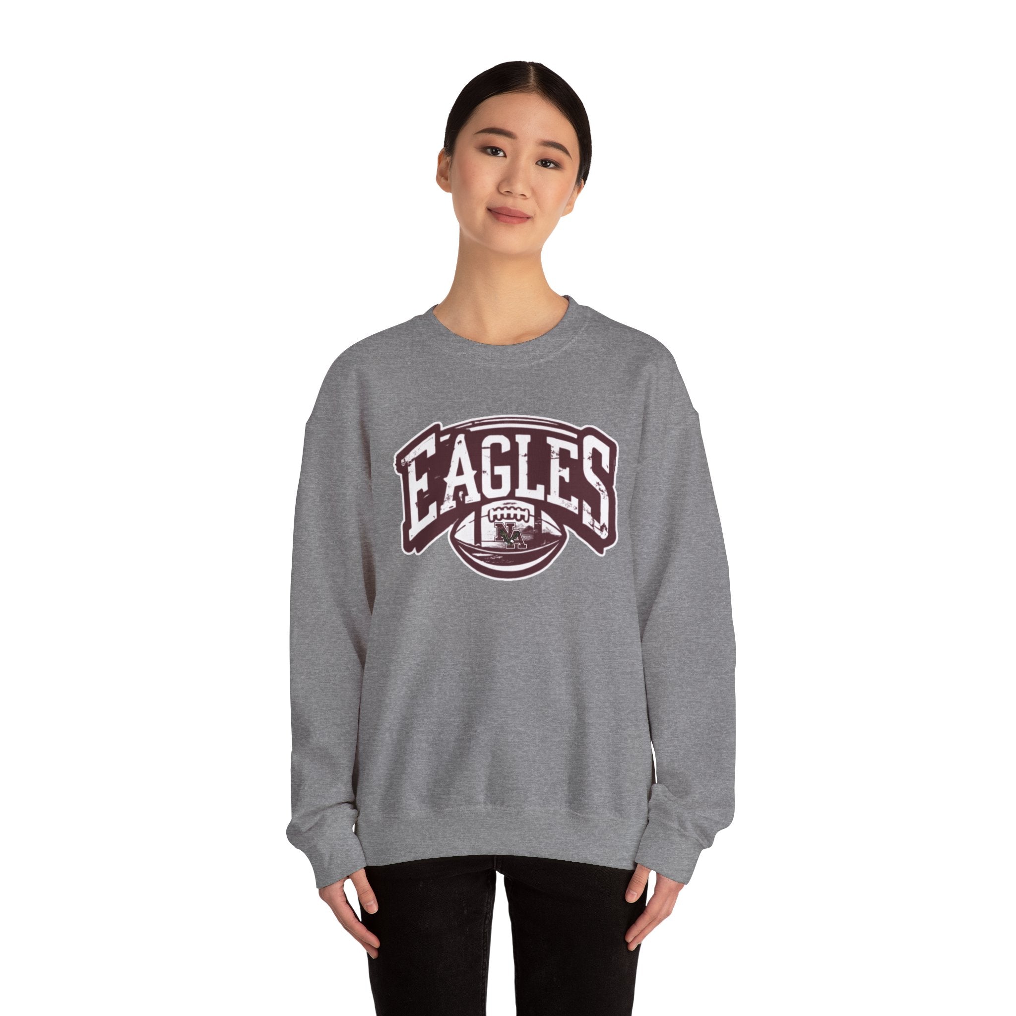Adult Unisex New Albany Eagles Football Motion Graphic Sweatshirt