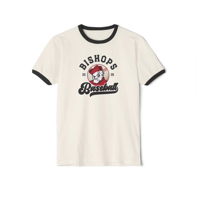 Adult Unisex Battling Bishops 2026 Script Baseball Graphic Short Sleeve Ringer Tee