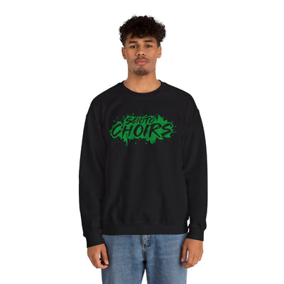 Adult Unisex Dublin Scioto Choirs Paint Splatter Graphic Sweatshirt