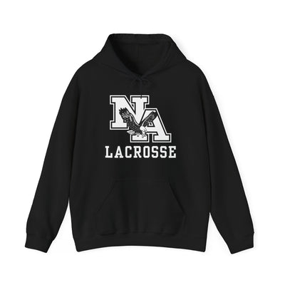 Adult Unisex Classic White Lacrosse Graphic Hoodie