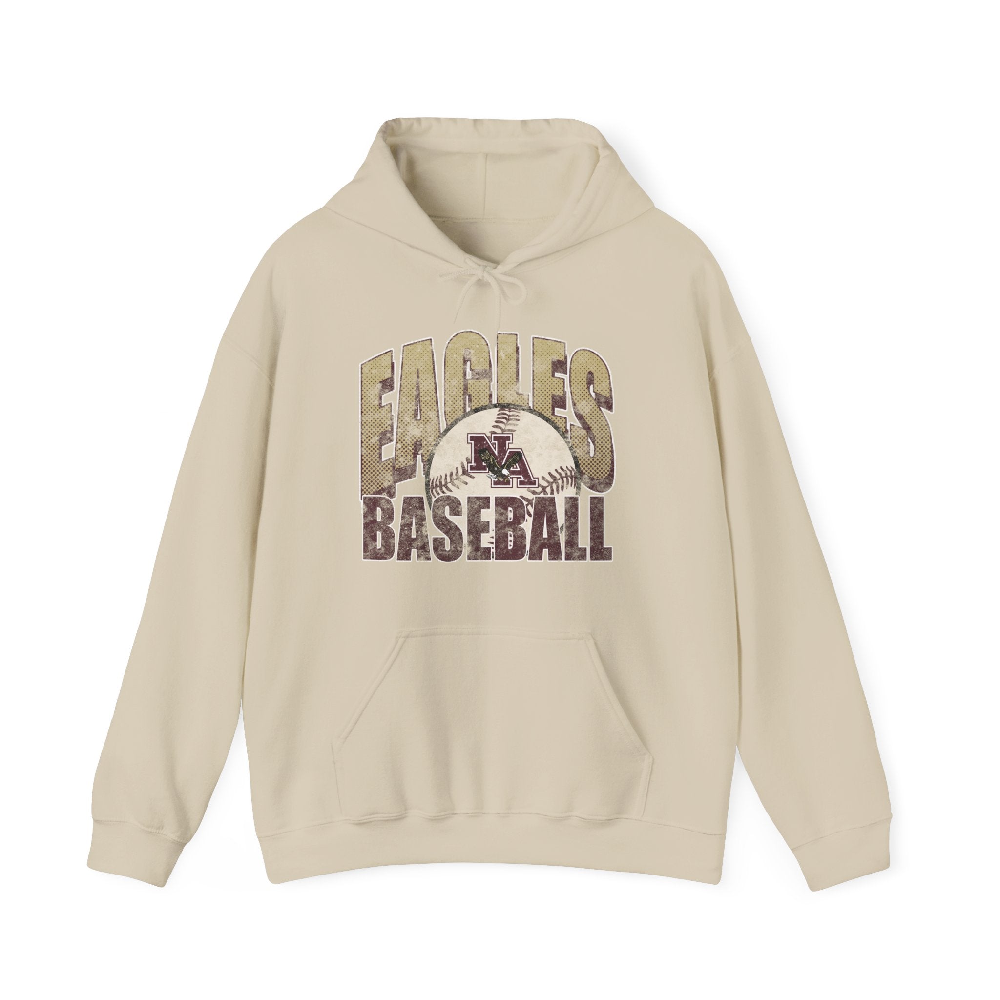 Adult Unisex New Albany Eagles Distressed Dugout Graphic Hoodie