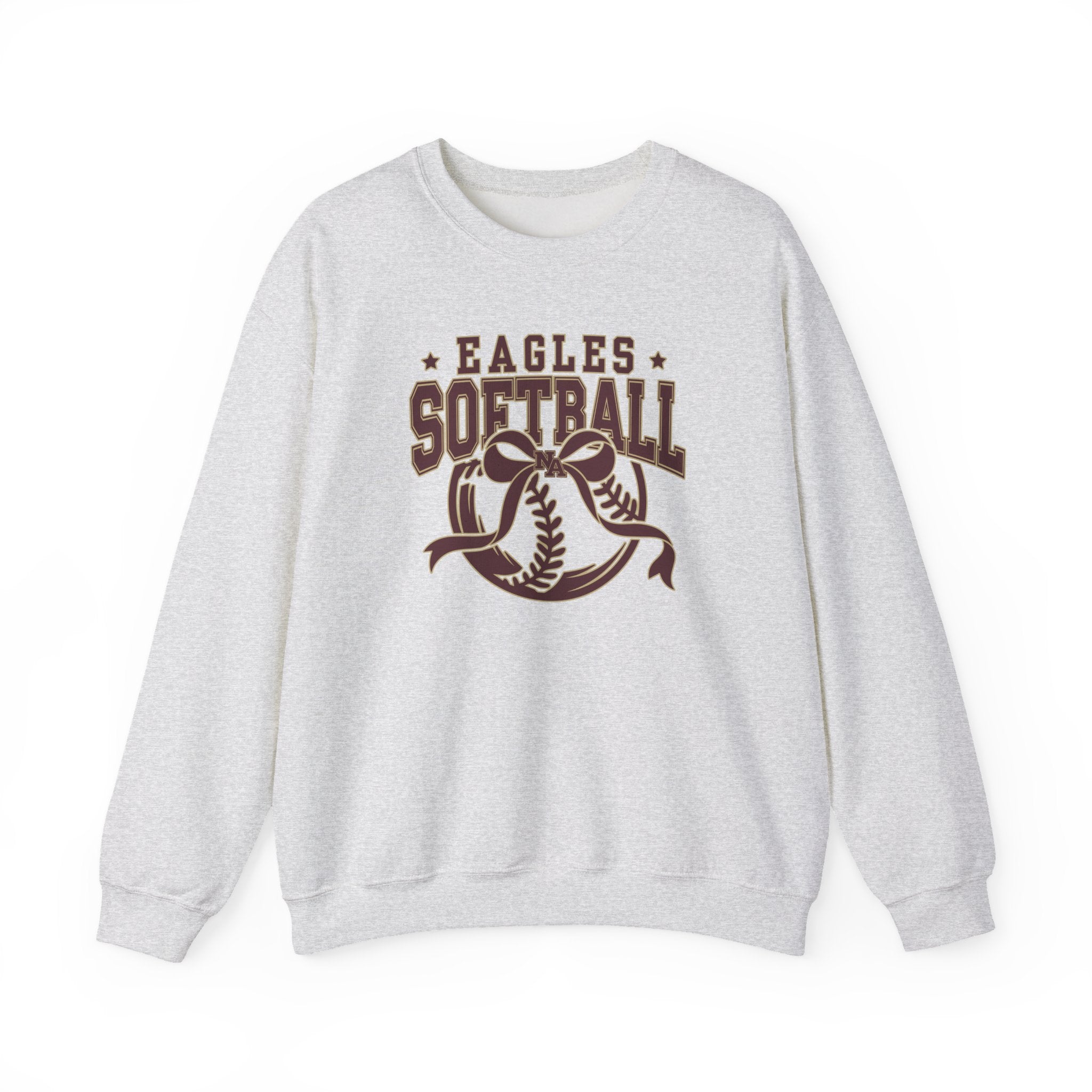 Adult Unisex New Albany Eagles Softball Spirit Bow Graphic Sweatshirt