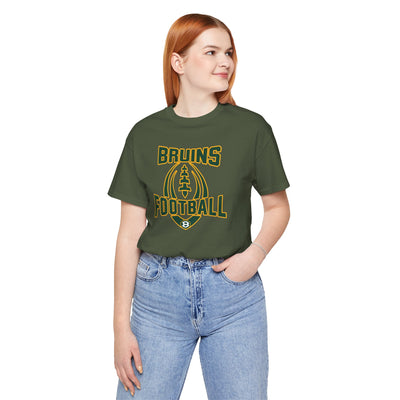 Adult Unisex Bruin Ultimate Football Graphic Short Sleeve Soft Tee